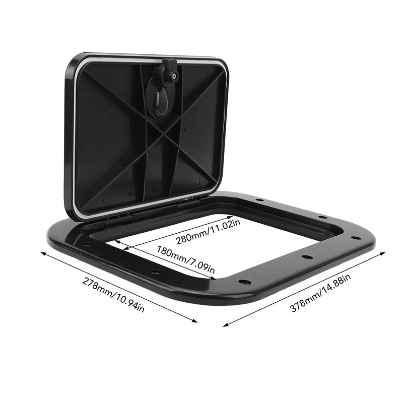 Boat Deck Access Hatch with Lid ABS Anti Aging Impact