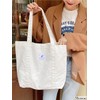 Monoa Tote Bag, Women's Fashion, Sailcloth, Handbag, Shoulder, Foldable, Eco