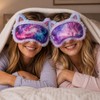 2 Pcs Sleep Mask, Cute Starry Sky Eye Mask, Adjustable