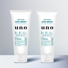 a Uno Whip Wash Acne Bright Foam Cleansing 120g, 2 units / 우노 휩 워시 아크네 브라이트 폼클렌징 120g, 2개
