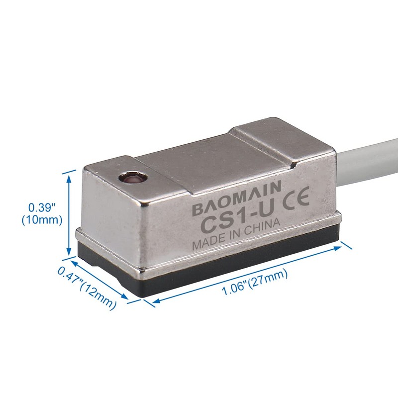 Baomain Air Cylinder Magnetic Sensor Switch CS1-U NO DC10-30V 200mA