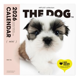 THE DOG Calendar 2026 Wall-Mounted Mini Size [Shih Tzu]