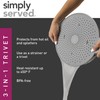 Simply Served Silicone Splatter Screen, Multi-Use Kitchen Tool, Protect Stovetop