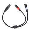JORINDO 5‑Pin XLR Female to Double 3‑Pin XLR Male Cable