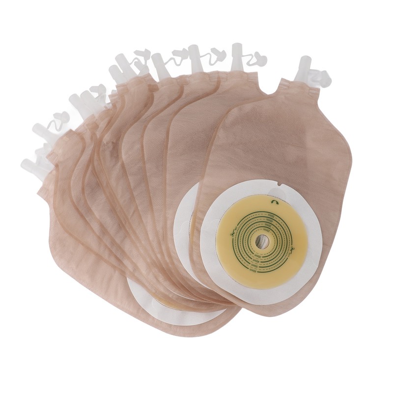 10pcs Colostomy Bags Ostomy Supplies One Piece Drainable Ostomy Pouch