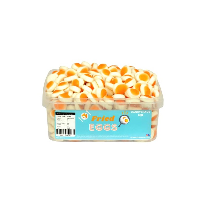 Monmore Confectionery Candycrave Fried Eggs tub 800g