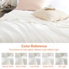 EHEYCIGA Fleece Blanket White Throws for Sofas Fluffy Warm Soft