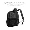 Mesh Backpack Heavy Duty Lightweight Large Capacity Washable See Through