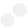 JCBIZ Lona de plástico, 10 piezas con forma de flor