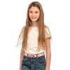 Girls 1-11 Years Fully Adjustable Elasticated Belt with Large Buckle