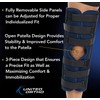 United Ortho 61024 3-Panel Knee Immobilizer, 24" Size