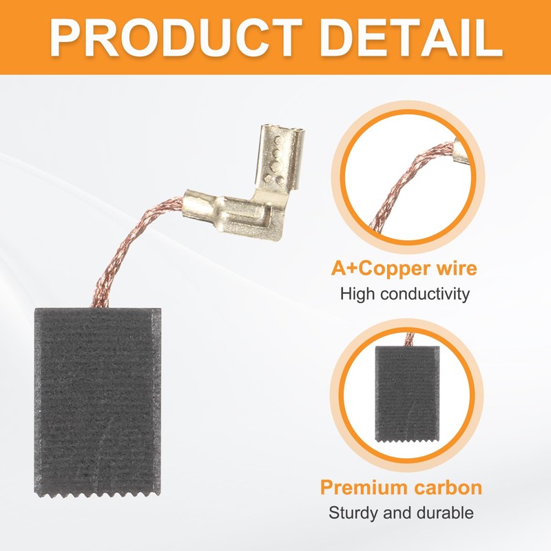 sourcing map 20 Pack CB325 Carbon Brushes Set Replaces 16x11x5mm