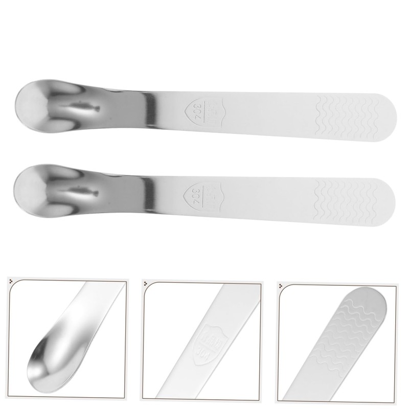 ULTECHNOVO 2pcs Stainless Steel Filling Spoon Convenient Dumpling Wonton Stuffing