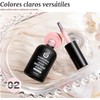 CHERIMOYA Kit de Base Coat Permanente Rubber, Set de 3