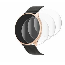 Savvies Pack of 4 Full Screen Protectors for RifePhi SmartWatch 1.39 Inch Full Cover Screen Protector Film [3D Curved, Transparent]
