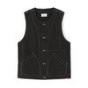 Schott 782-5957001 OLD HICKORY DENIM VEST Men's Denim Vest, 010