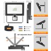 MEIKEE 35W Security Lights with Motion Sensor 3290 Lumen Dimmable