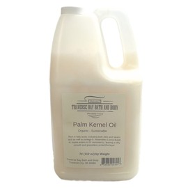 Palm kernel oil Soap making supplies 7 pound gallon. certified sustainable by IP, RSPO, and Rainforest Alliance.