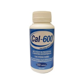 Cal-600 Calcium 120 Tablets
