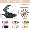 Ayeelamb Waterfall Incense Burners, Waterfall Incense with 60 Backflow Incense