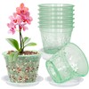 Blumiger Orchid Pot, 8 Pack Orchid Pots with Holes &