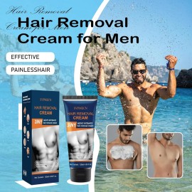 Crema Depilatoria Para Hombres, Sin Dolor E Impecable, Hecha