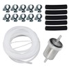 Manioiity 5M Fuel Tank Hose Clips Inline Filter Kit 1320399A