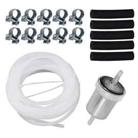 Manioiity 5M Fuel Tank Hose Clips Inline Filter Kit 1320399A Compatible with Eberspacher Webasto Diesel Heater Fuel Line Replace 1320399A 35320A Diesel Heater Accessories