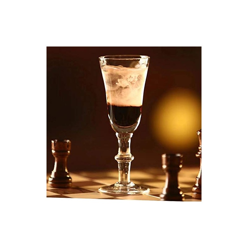 Cordial Glasses,1 OZ Lead-Free Limoncello Glasses, Clear Aperitif Glasses Set