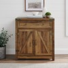 Walker Edison Cass Modern Farmhouse Double Barn Door Accent Cabinet,