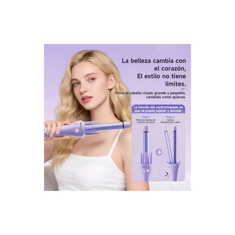 Maimeite Modelador De Cachos Profissional YX885JFB Rotação Automática Regulagem De