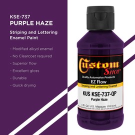 Custom Shop KSE737-QP Purple Haze - EZ Flow Pinstripe & Lettering Enamel Paint - 4 Ounce