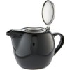 Avanti Camelia Ceramic Teapot, 350ml, Pitch Black