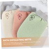 MERRYHAPY 2pcs Exfoliating Bath Towel Bathing Gloves Scrubbing Function for