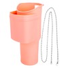 Cup Silicone Boot Sleeve with Pocket Chain Strap Flexible Soft