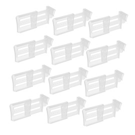 iplusmile 12Pcs Fridge Clip Partition for Refrigerator Side Door Divider for Kitchen Organization Space Saving Food Storage
