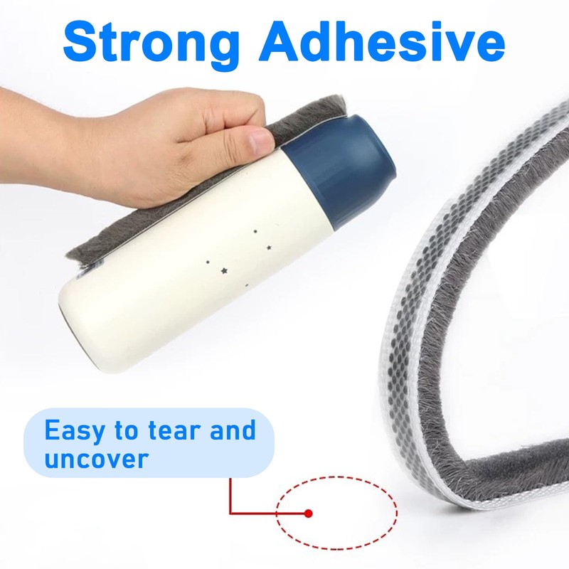 Brush Weather Stripping,Seal-Effective Weather Stripping for Doors & Windows,Insulation Strip