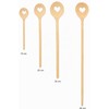 teemando Brand Wooden Cooking Spoon with Heart 30cm Round Cooking