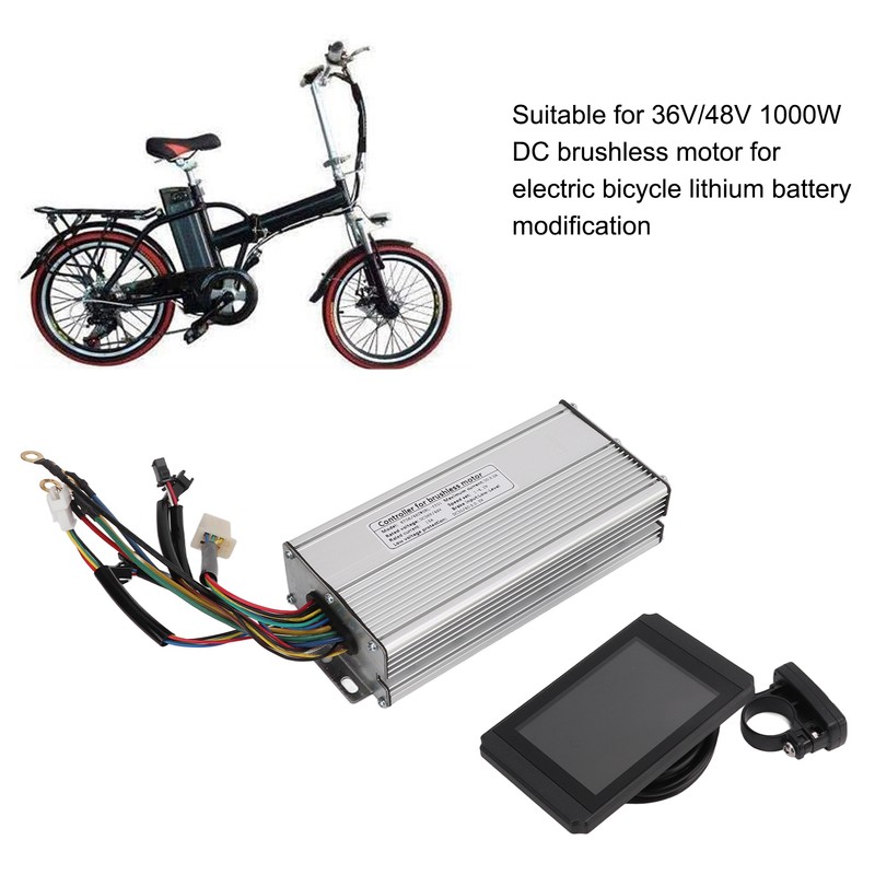 Electric Bicycle 36V/48V 30A Controller with LCD8H Display Panel Kit