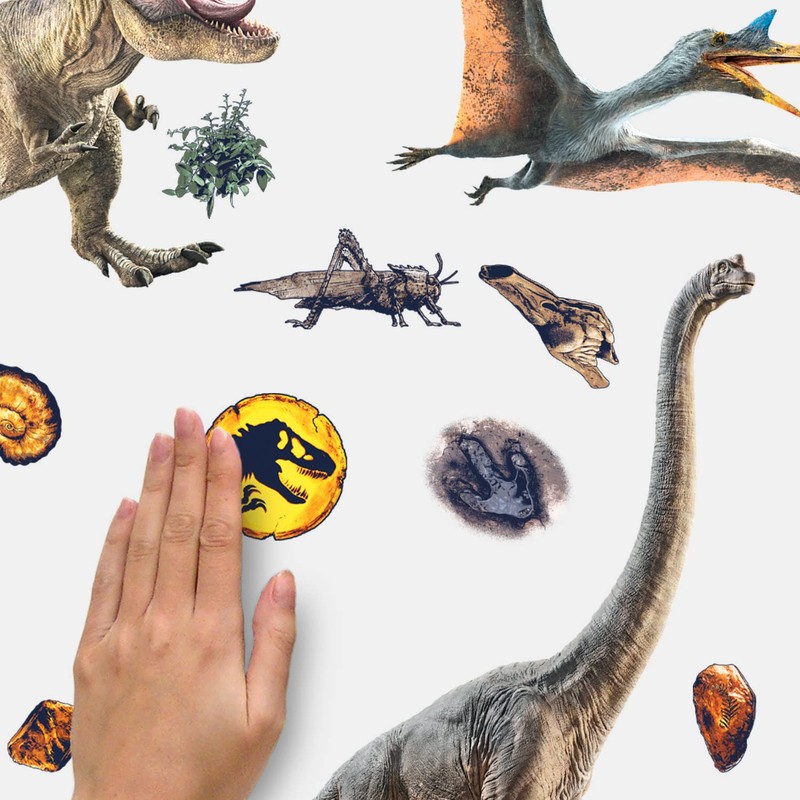 RoomMates RMK5177SCS: Jurassic World: Dominion Peel and Stick Wall Decals,