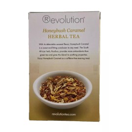 Revolution Mesh Infuser Full Leaf Tea Honeybush Caramel Herbal 20 Bags 2 PACK