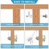 PATIKIL Combination Cam Lock 2 Pcs Zinc Alloy Keyless 3-Digit