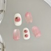 [Handmade Nail Tips] Tomato Flavor Nail Tips - Short Oval