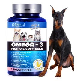 Suplemento Omega 3-6 de Salmón para Perros y Gatos | EPA & DHA | Grageas Suaves