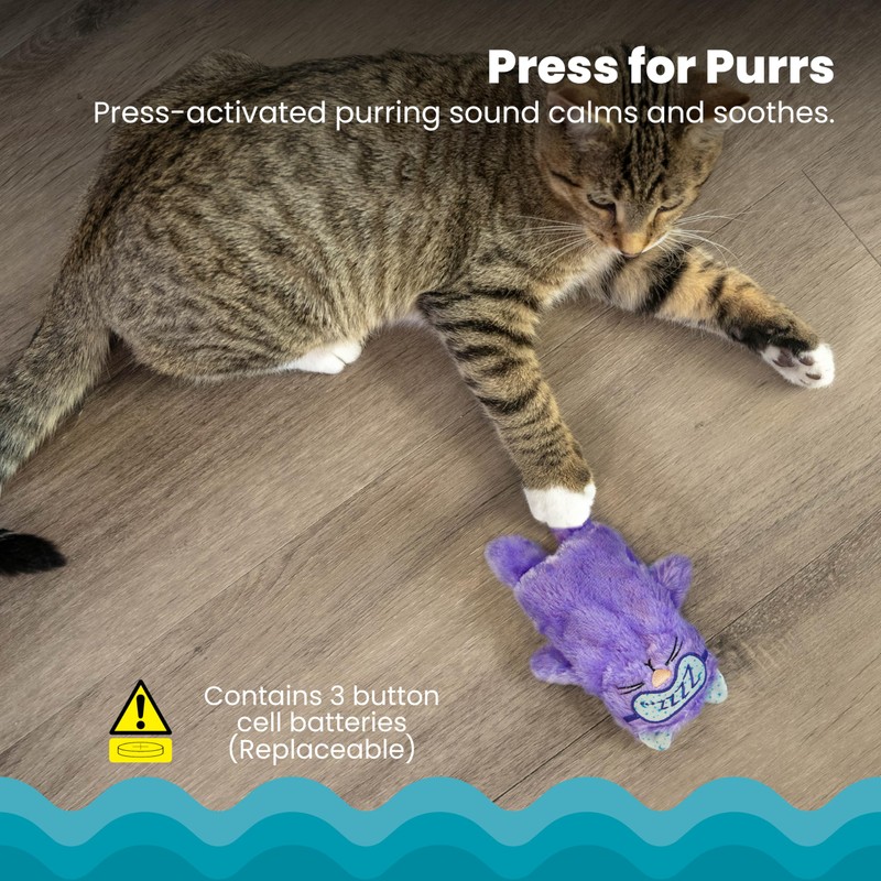 Petstages Purr Pillow Kitty Soothing Plush Cat Toy