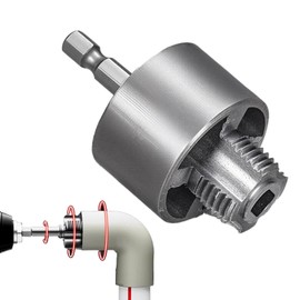 PVC Pipe Threading Tool,Pipe Thread Cutting Tool | Integrated Internal External Cutter Wear Resistant Tap Dies for Professional Repair Electric Drill Home Outdoor