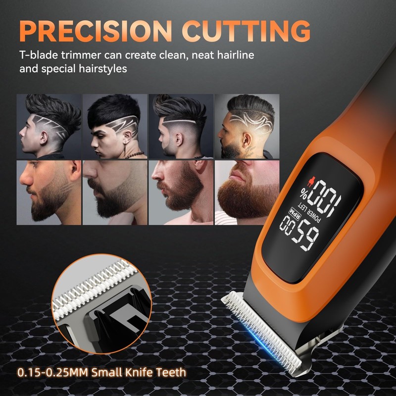 SIDHGN Professional Hair & Beard Trimmer, Electric Hair Clippers for