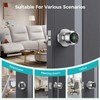 HEI LIANG Fingerprint Smart Door Knob with Fingerprint & Keypad,