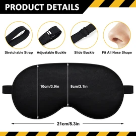 2 Pcs Sleep Mask,Construction Vehicles Masks with Adjustable Buckle for Sleeping,Soft Eye Masks for Sleep,Blackout Sleep Mask for Kids Teens Home Travel Party Game Eye Cover Blindfold