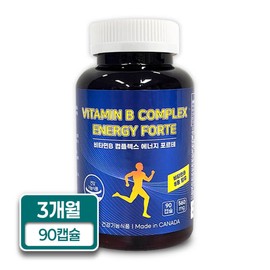 Evergreen Vitamin B Complex Energy Forte 90 capsules, 1 box, 3 months supply / 에버그린 비타민B 컴플렉스 에너지 포르테 90캡슐 1박스 3개월분